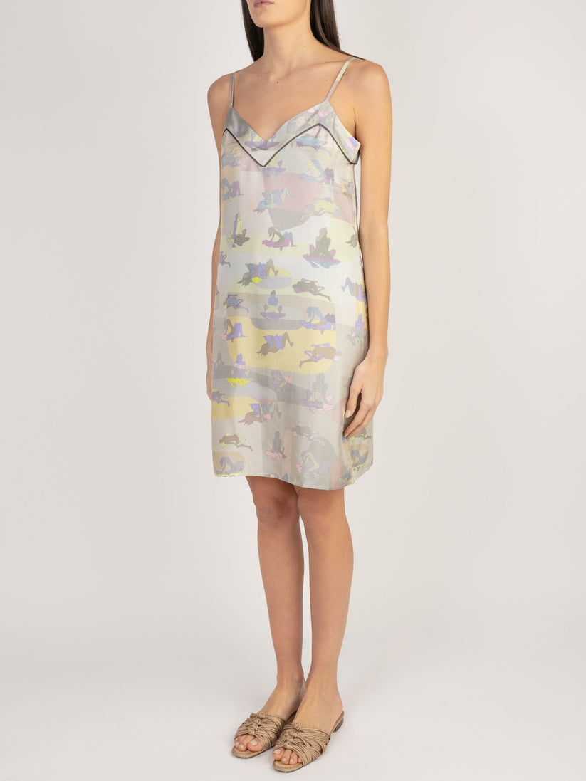 Sans Tabù Slipdress pura seta “L'amore” - Moonlight 2025