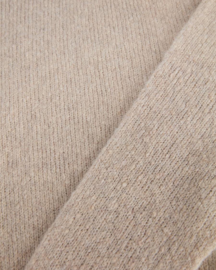 Scaglione TURTLE NECK OVER PUFFED CASHMERE BEIGE Offerta