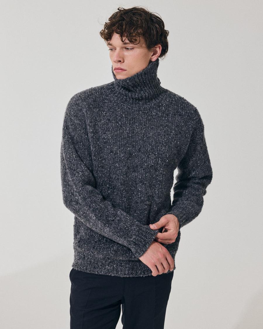 Scaglione TURTLE NECK MAXI CASHMOULINE' BLACK Pezzi Unici
