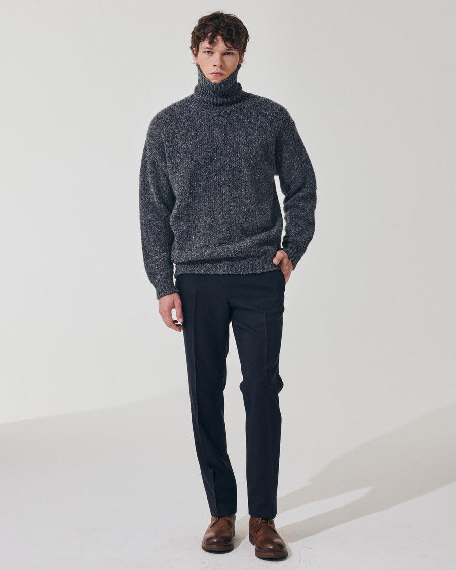 Scaglione TURTLE NECK MAXI CASHMOULINE' BLACK Pezzi Unici