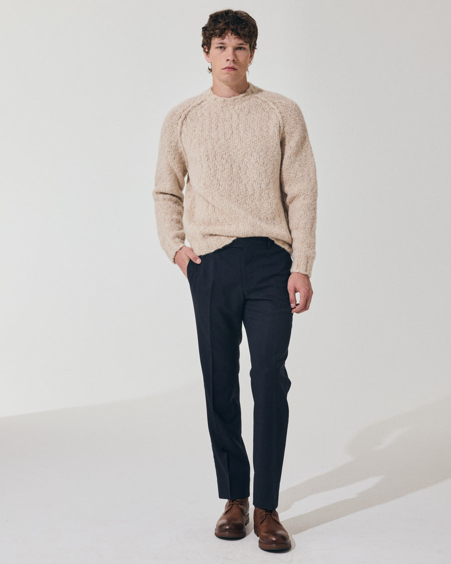 Scaglione ROUND NECK RAGLAN SOFT ALPACA SAND Promozione Limitata
