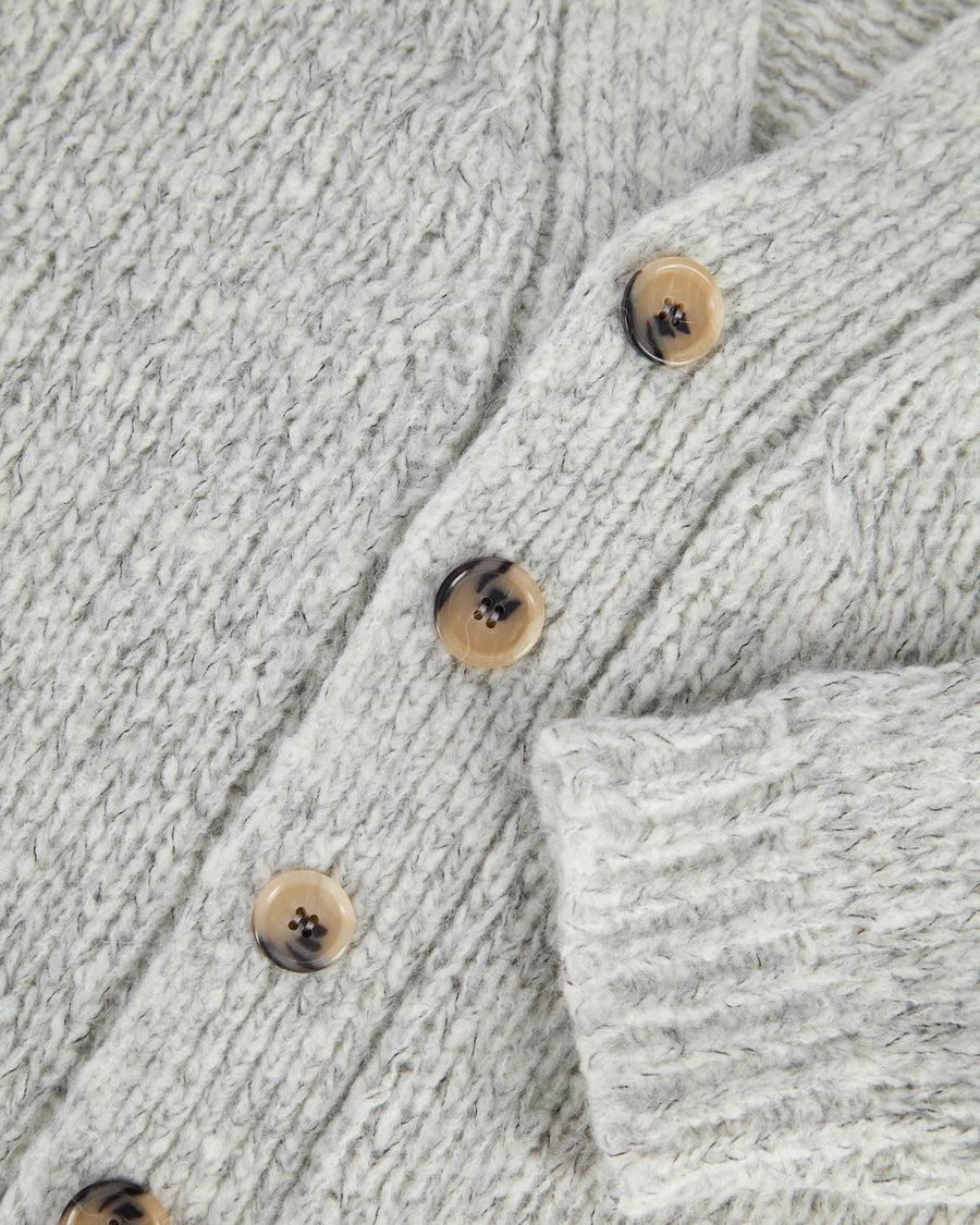 Scaglione CARDIGAN OVER MOULINE' GREY Outlet