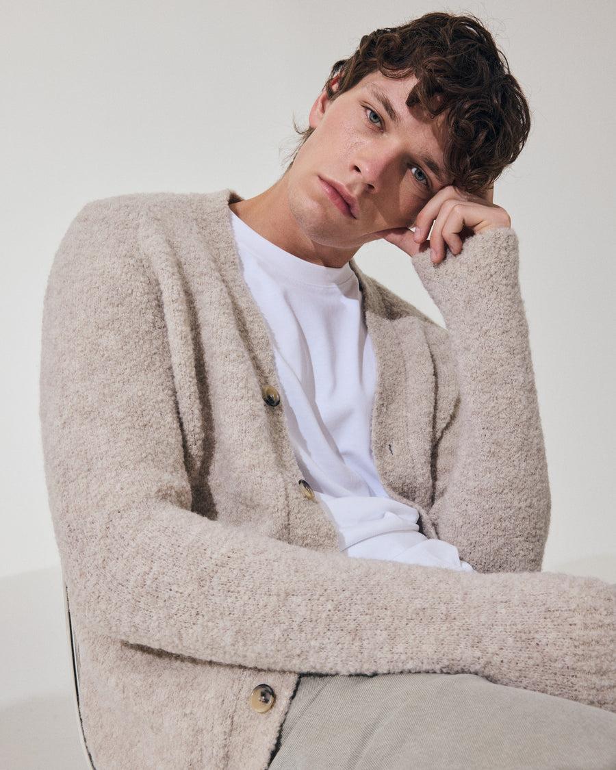 Scaglione CARDIGAN RAGLAN TEDDY BIGE I Più Venduti