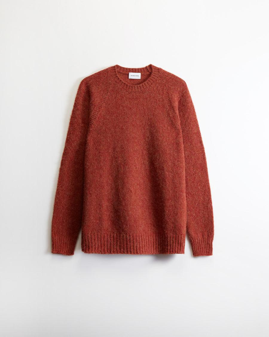 Scaglione ROUND NECK RAGLAN SEAMLESS BRUSHED SPICE Negozio