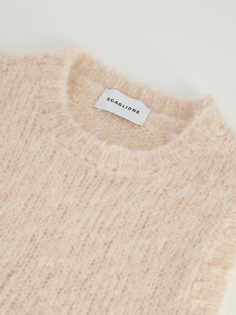 Scaglione GILET CREW NECK SAND Italia