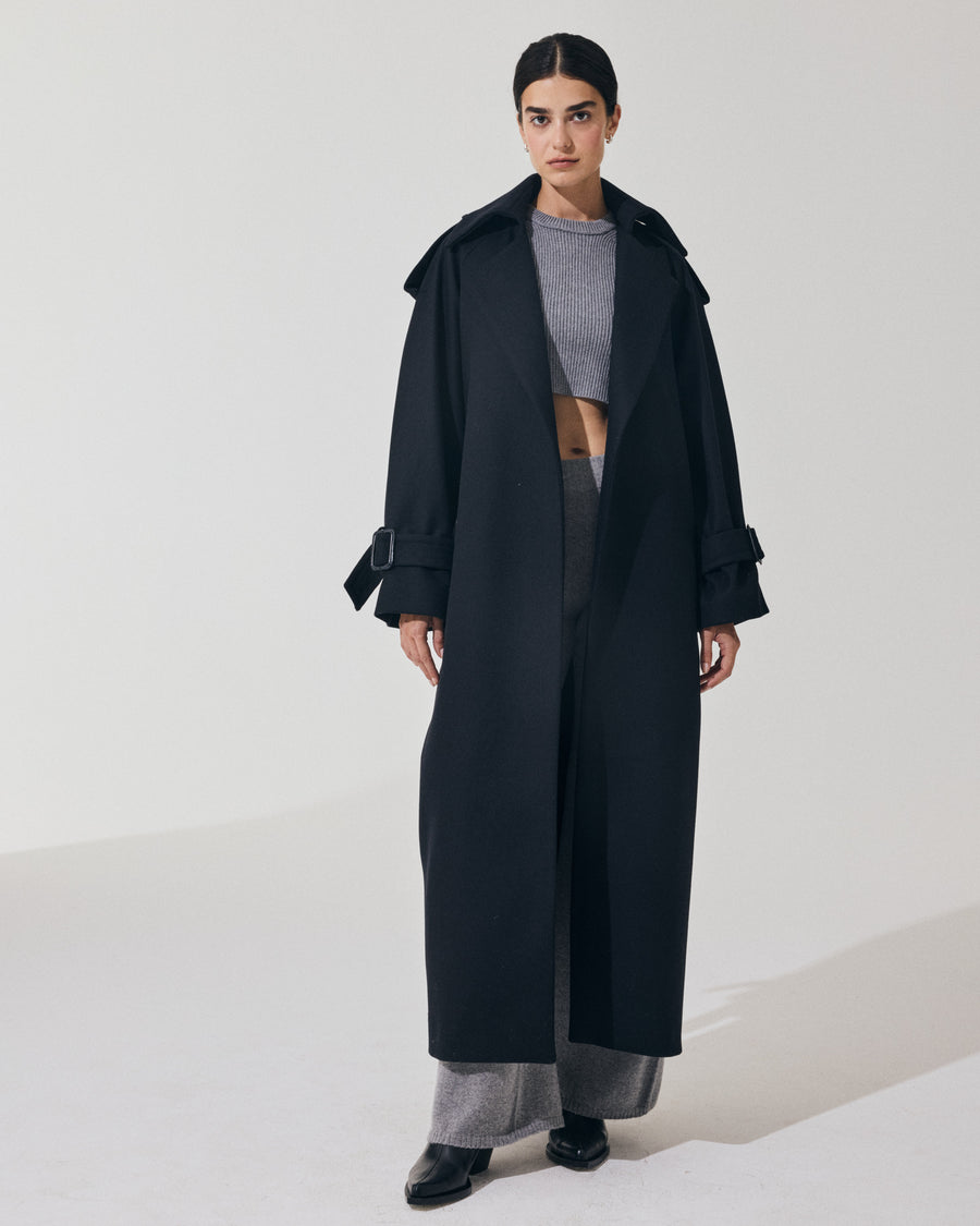 Scaglione TRENCHCOAT NAVY Soddisfazione Garantita