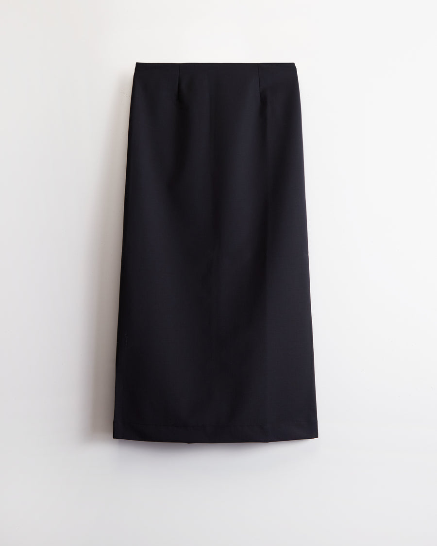 Scaglione SKIRT MERINO TUBINOLUNGA BLACK Consegna Veloce