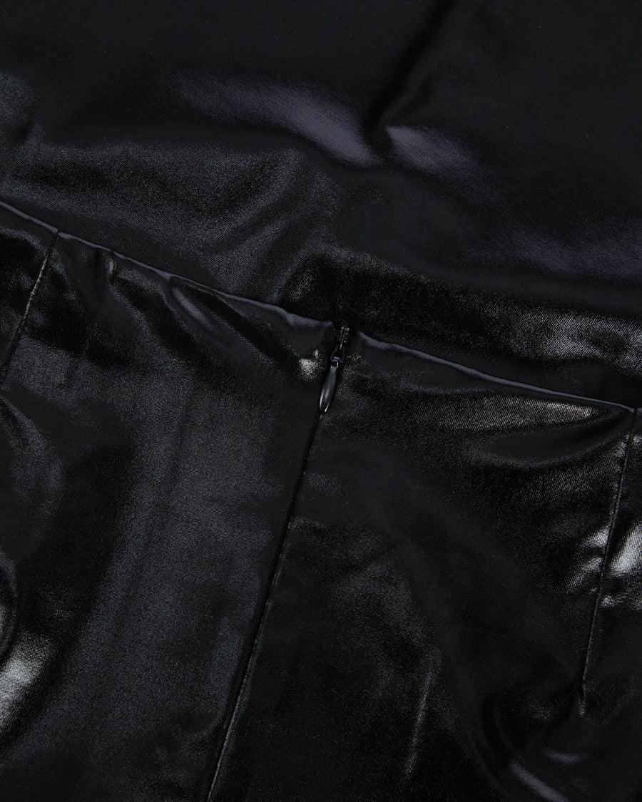 Scaglione SKIRT METAL TUBINO LUNGA BLACK Shopping Online
