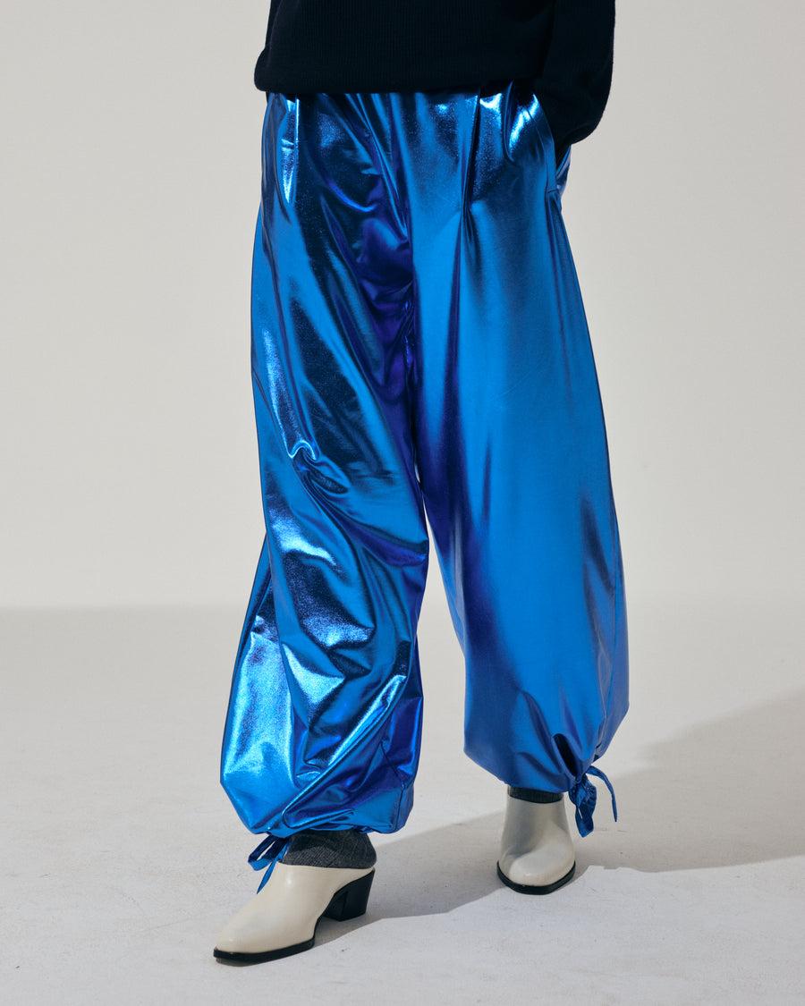Scaglione PANTS JOGGER METAL BLUE Prezzo Ridotto