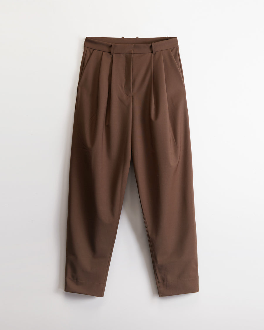 Scaglione PANTS PINCES MERINO BI-STRETCH EBANO Convenienza