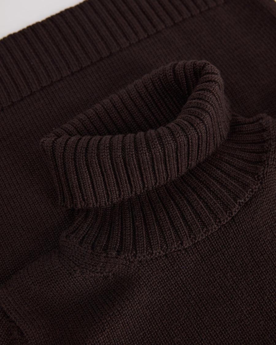 Scaglione TURTLE NECK MERINO SOFT EBANO I Più Venduti