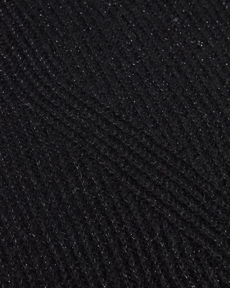 Scaglione TURTLE NECK RAGLAN GLITTER BLACK Shopping Online