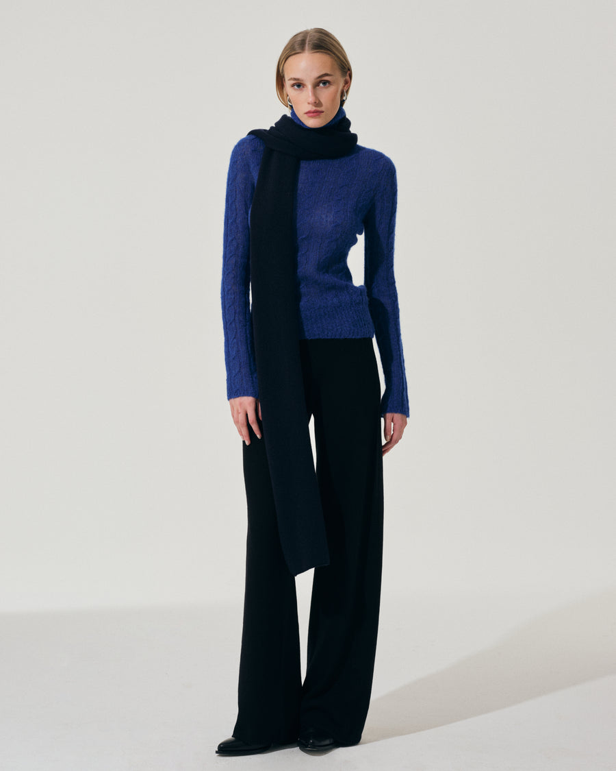 Scaglione TURTLE NECK SLIM CABLES ULTRALIGHT LIMONGE Sottocosto