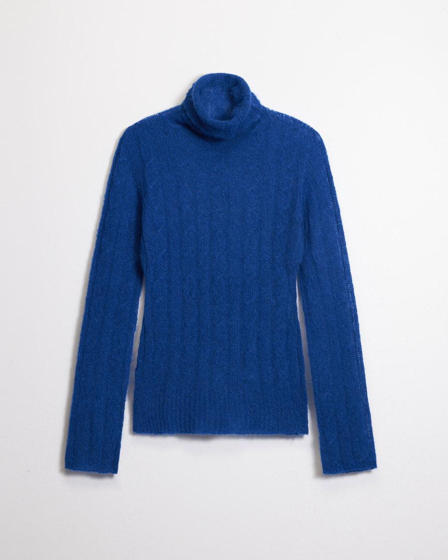Scaglione TURTLE NECK SLIM CABLES ULTRALIGHT LIMONGE Sottocosto