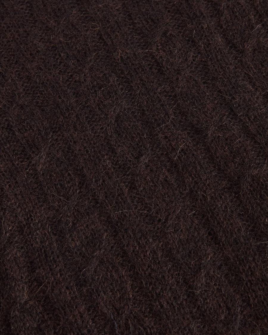 Scaglione TURTLE NECK SLIM CABLES ULTRALIGHT EBANO Pezzi Unici