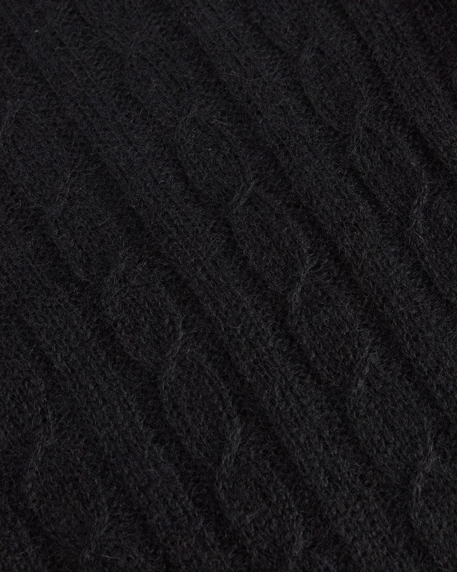 Scaglione TURTLE NECK SLIM CABLES ULTRALIGHT BLACK Novità