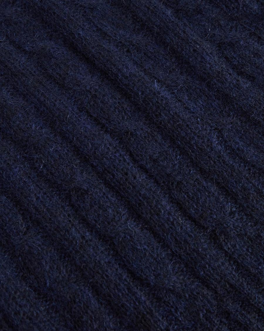 Scaglione ROUND NECK BOXY CABLES ULTRALIGHT NAVY Offerta