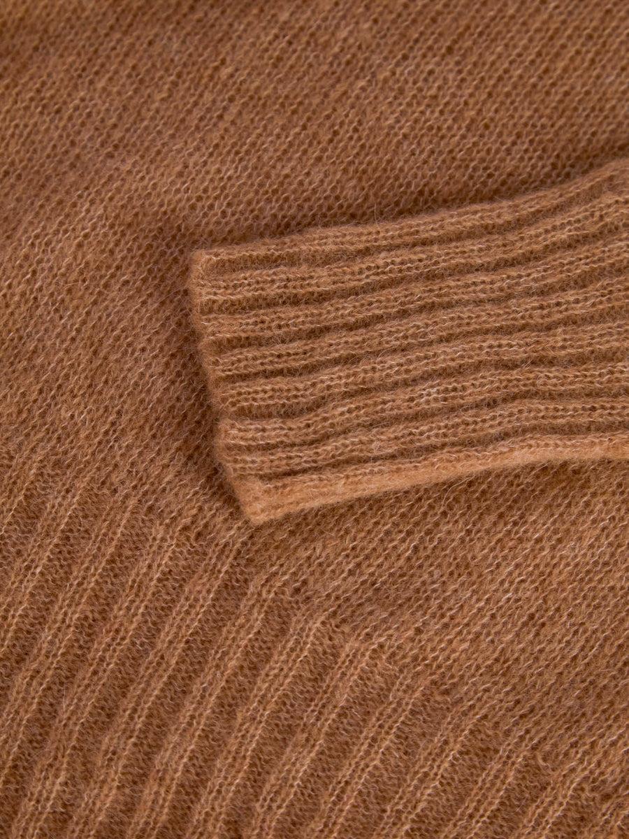 Scaglione TURTLE NECK RAGLAN SEAMLESS CARAMEL Saldi