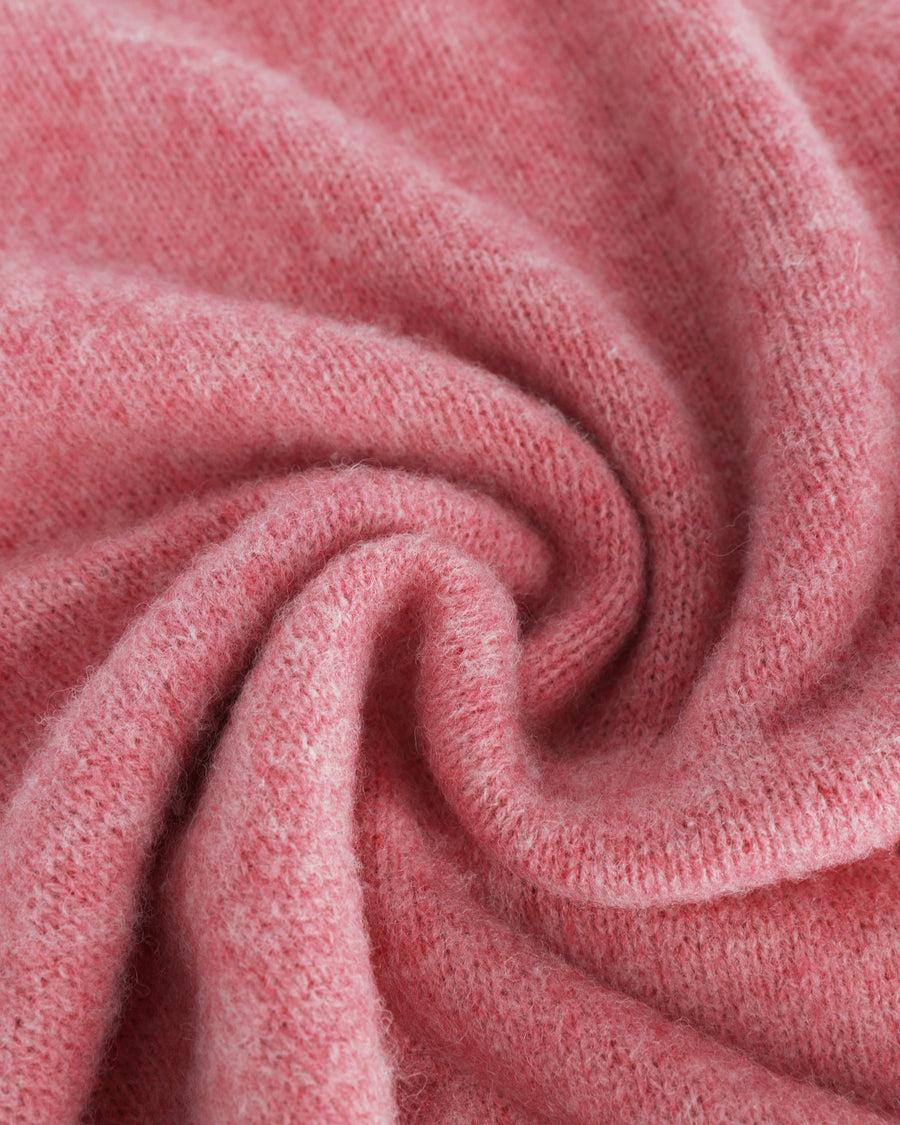 Scaglione ROUND NECK RAGLAN SEAMLESS BRUSHED PALEPINK Vendita Economica