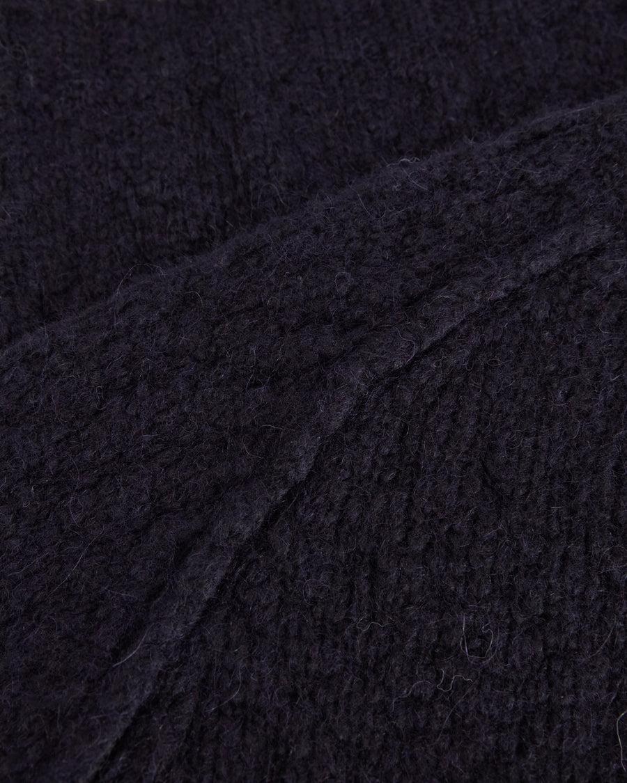 Scaglione ROUND NECK RAGLAN SOFT ALPACA NAVY Moda