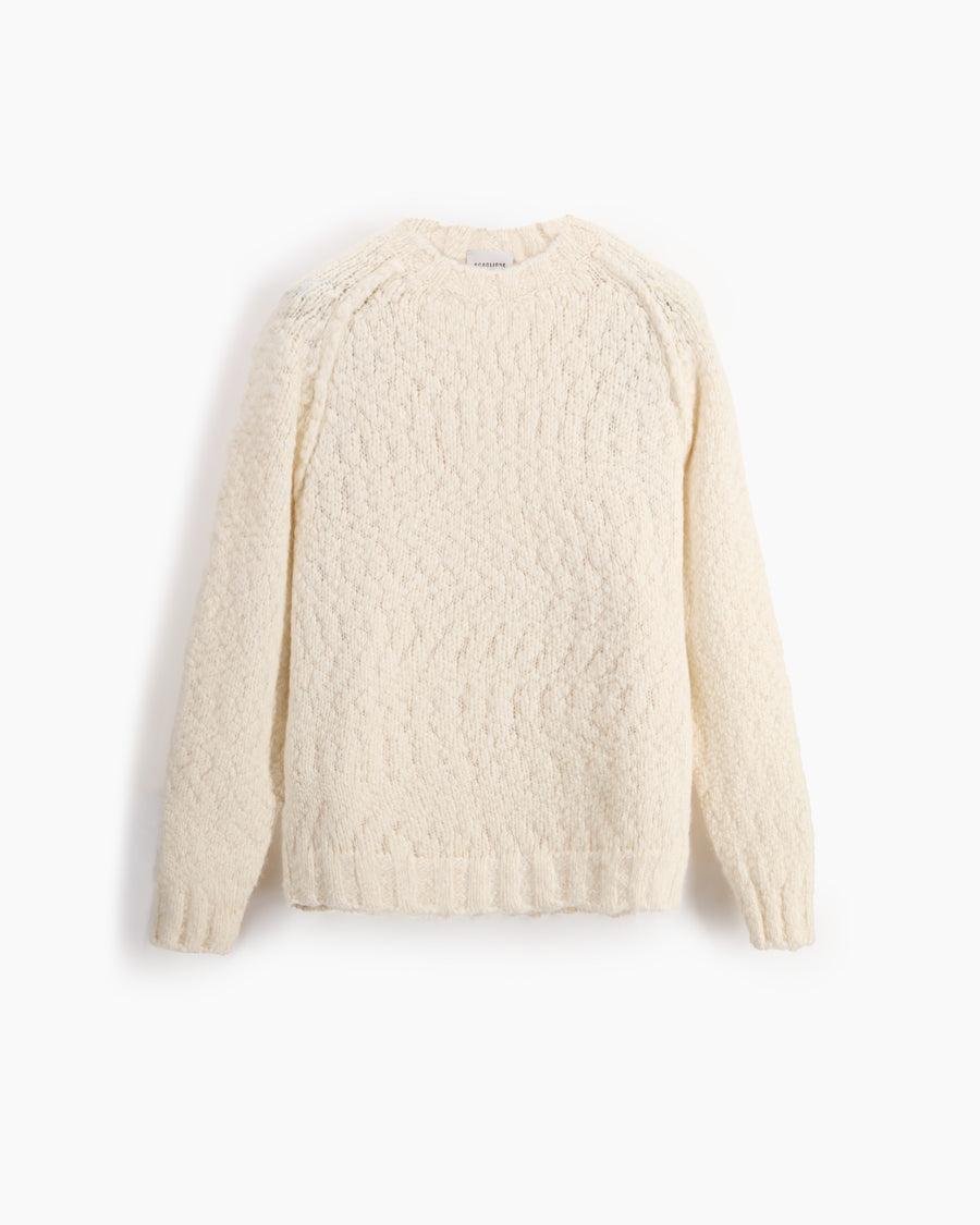 Scaglione ROUND NECK RAGLAN SOFT ALPACA MILK 2025