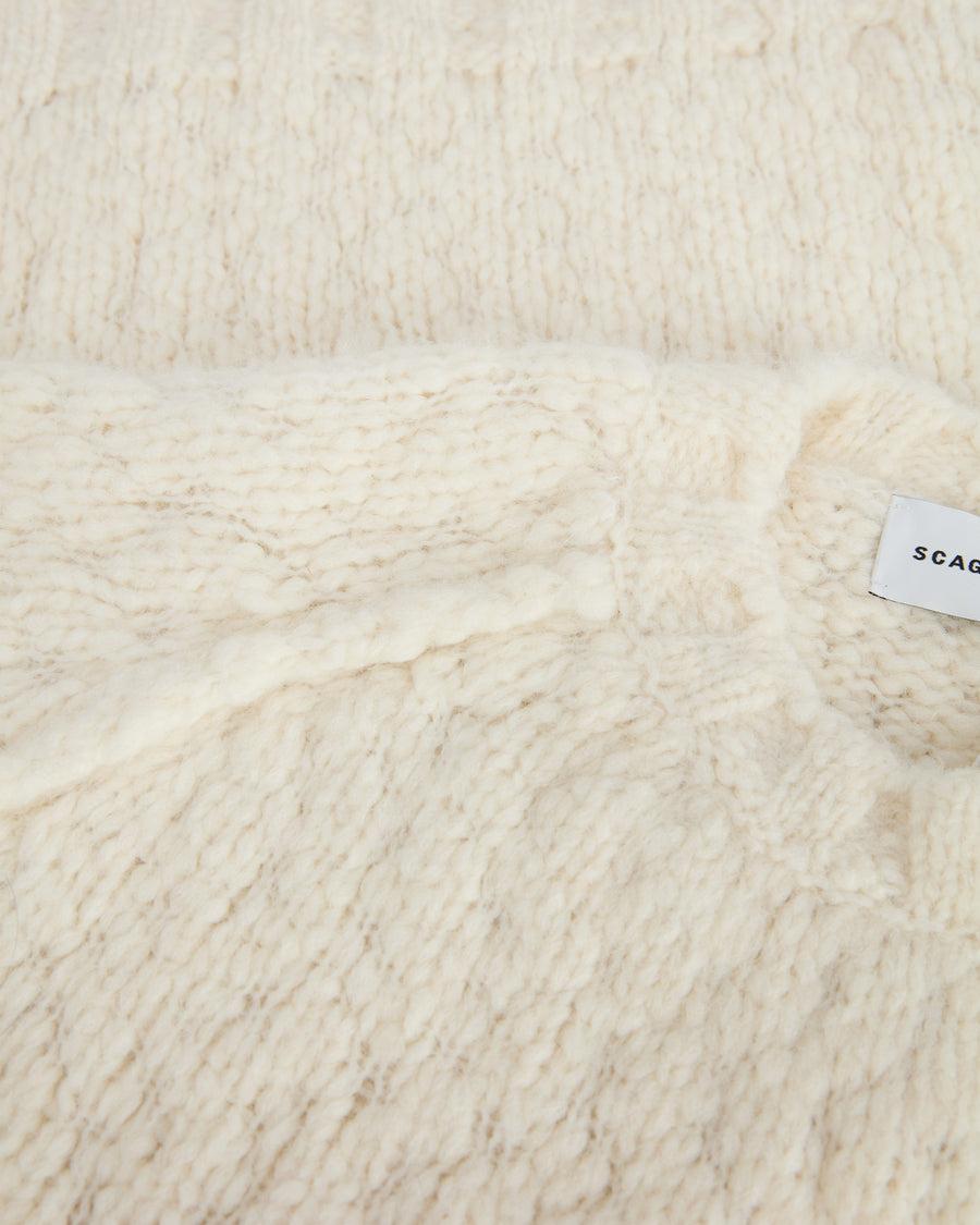 Scaglione ROUND NECK RAGLAN SOFT ALPACA MILK 2025