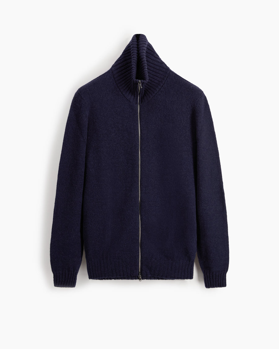 Scaglione ZIPPER SOFTWOOL DKNAVY Vendita