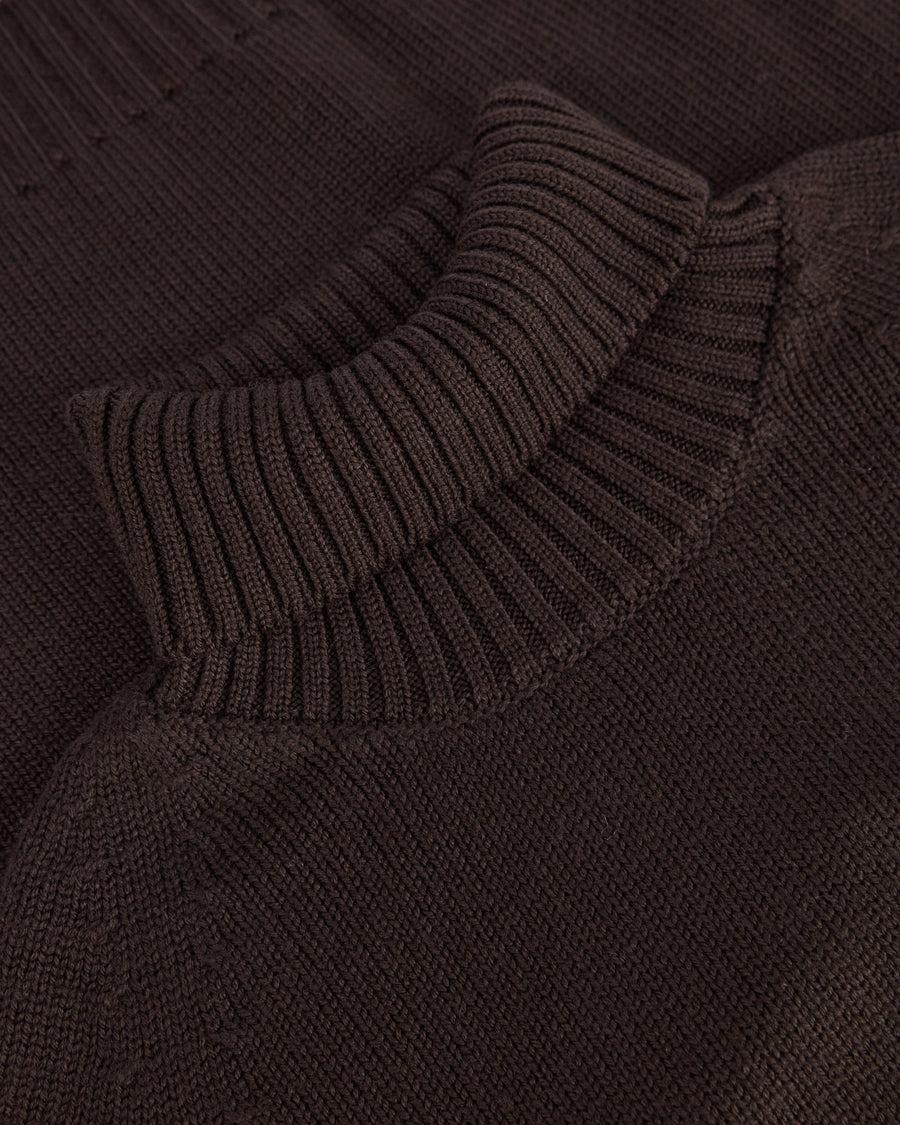 Scaglione TURTLE NECK RAGLAN SOFT MERINO EBANO Promozione Limitata