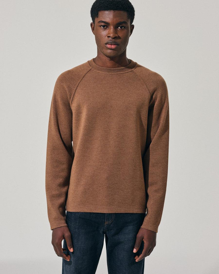 Scaglione ROUND NECK RAGLAN P.TO MILANO TAUPE Convenienza