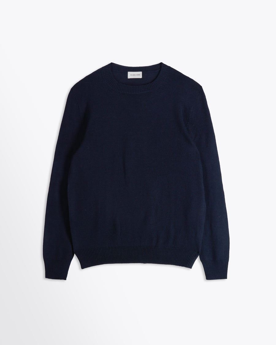 Scaglione GIROCOLLO SENZA CUCITURE MERINO NAVY Hotsell
