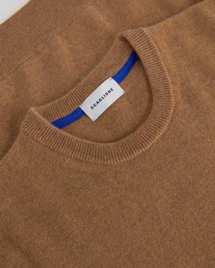 Scaglione ROUND NECK CITY F12 CARAMEL Vendita Calda