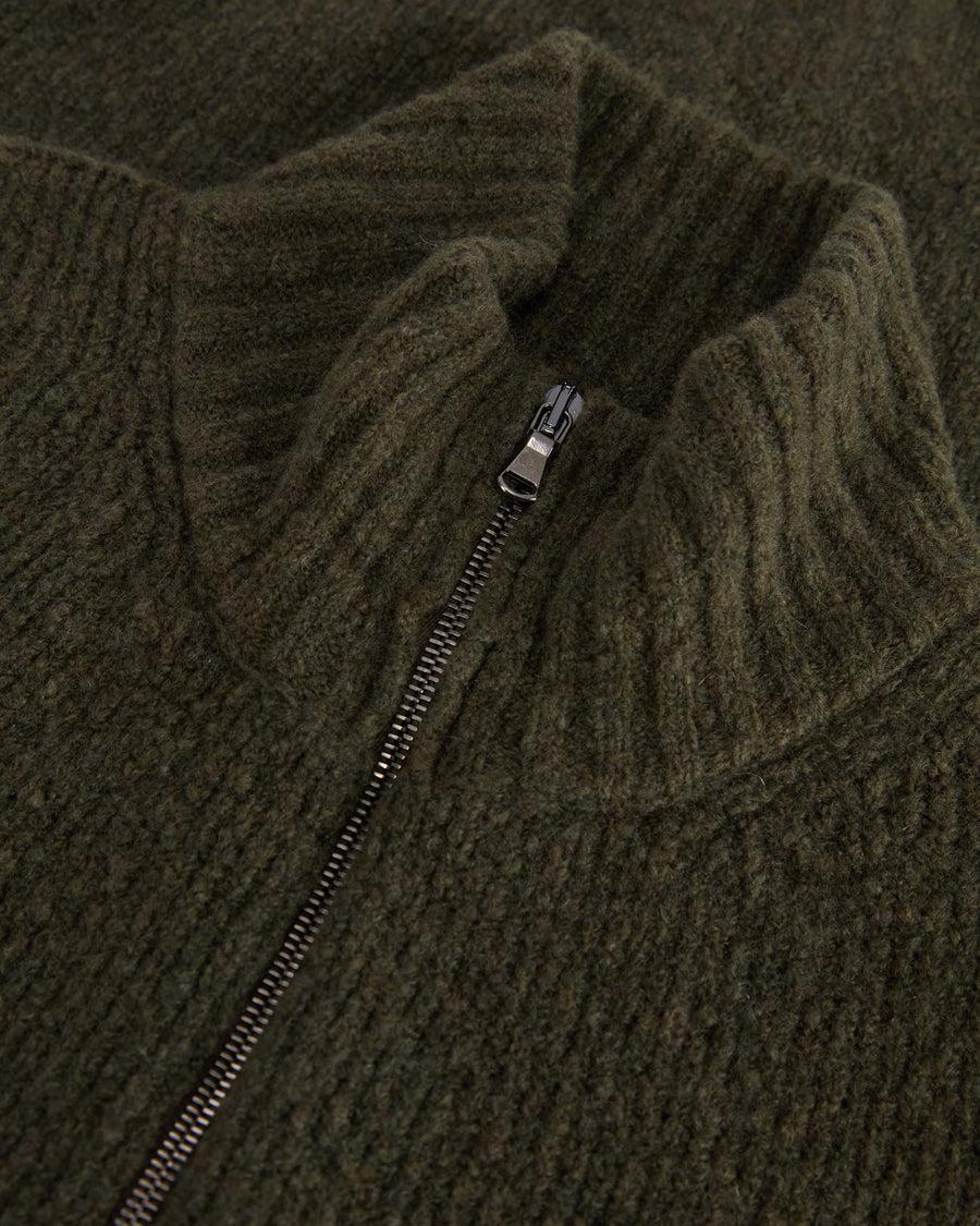 Scaglione ZIPPER PUFFED CASHMERE CASHMERE SEAMLESS FOREST Lightning offer