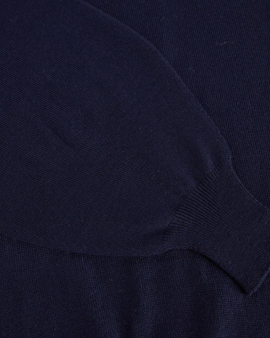 Scaglione ROUND NECK BOXY RAGLAN SEAMLESS MERINO NAVY Offerta settimanale