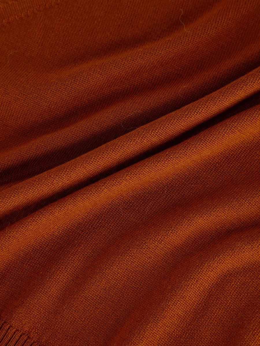 Scaglione MOCK N.RAGLAN SEAMLESS MERINO RUST Ultimi tre giorni
