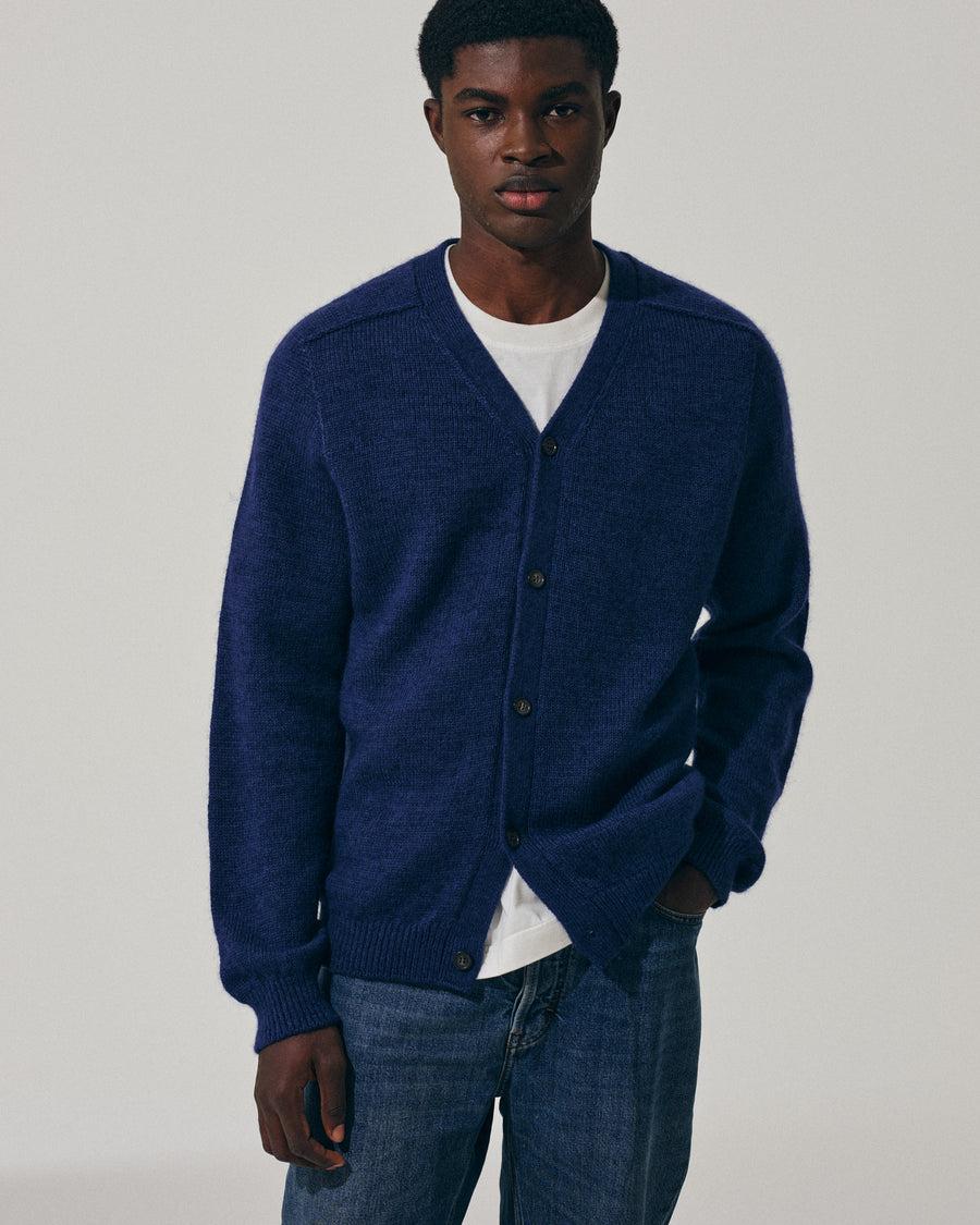 Scaglione CARDIGAN SHETLY S.MARTELLO NAVY Trasporto libero internazionale