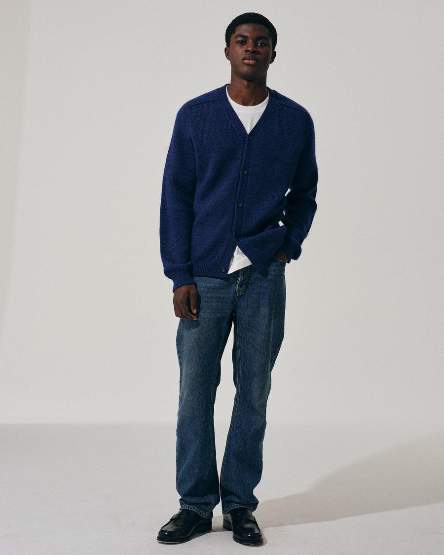 Scaglione CARDIGAN SHETLY S.MARTELLO NAVY Trasporto libero internazionale