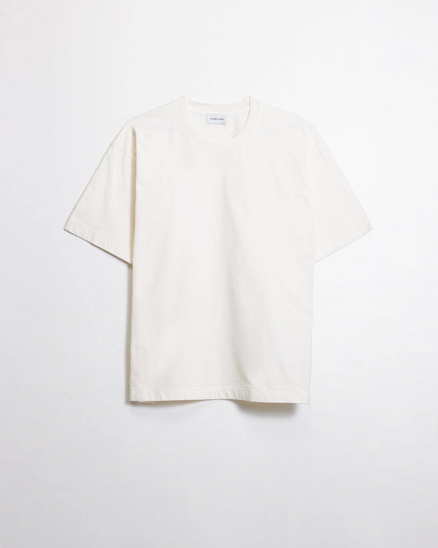 Scaglione T-SHIRT OVER J.COT MILK Consegna Veloce