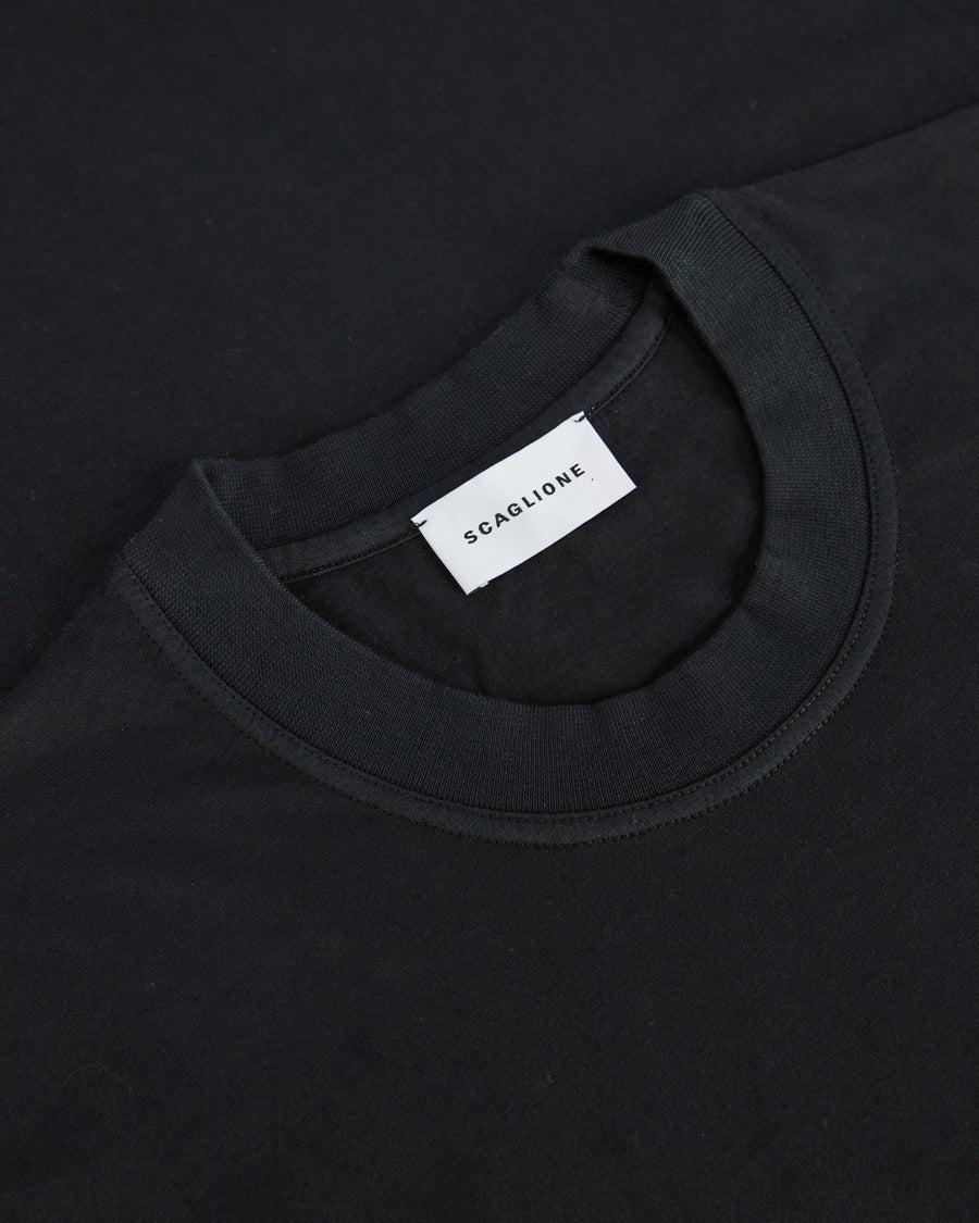Scaglione T-SHIRT OVER J.COT BLACK Promozione Limitata