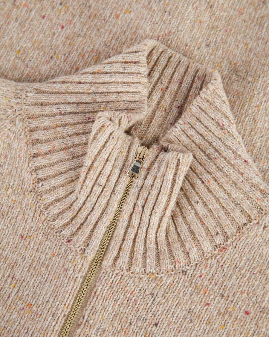 Scaglione ZIPPER RAGLAN TWEEDMOULINE' BEIGE Fino Al -60%