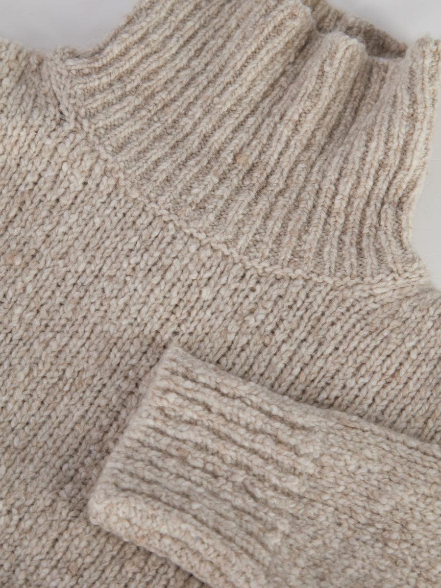 Scaglione MAXI PULL CASHMERE MULINE' SAND Presa