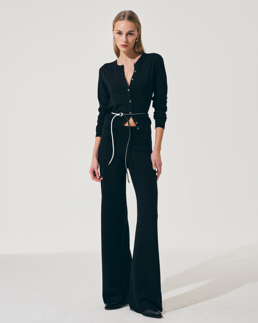 Scaglione REBECCA SLIM KASHSILK BLACK Economico