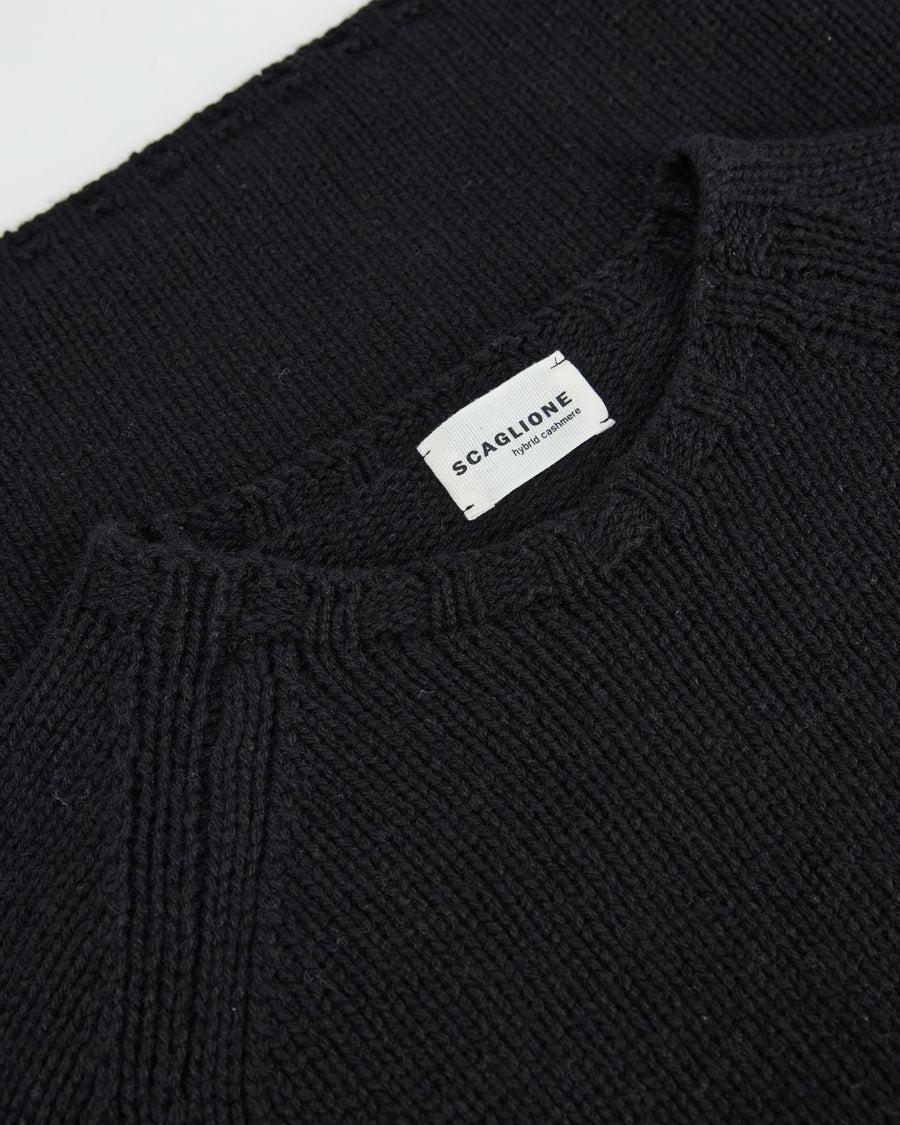 Scaglione BOAT NECK SUPER SOFT BLACK Spedizione gratuita