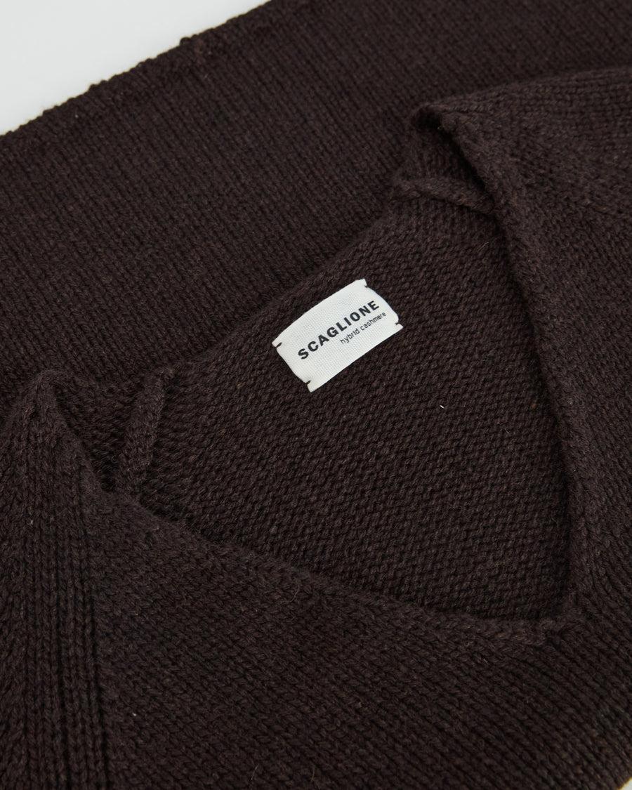 Scaglione V NECK SUPER SOFT EBANO Negozio online di fabbrica