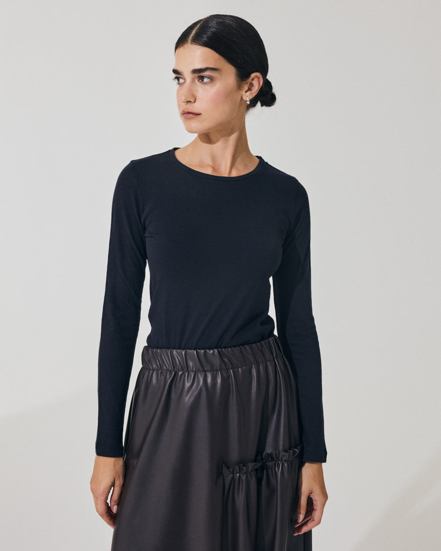 Scaglione ROUNDNECK BASIC CASH/COT MARINE Vendita calda