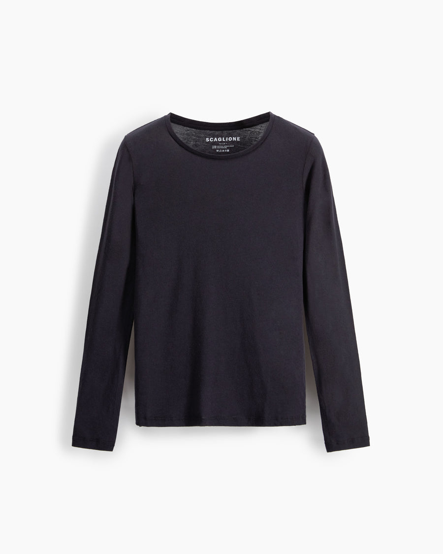 Scaglione ROUNDNECK BASIC CASH/COT MARINE Vendita calda