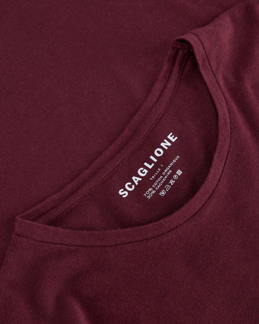 Scaglione ROUNDNECK BASIC CASH/COT PRUNE Offerta migliore