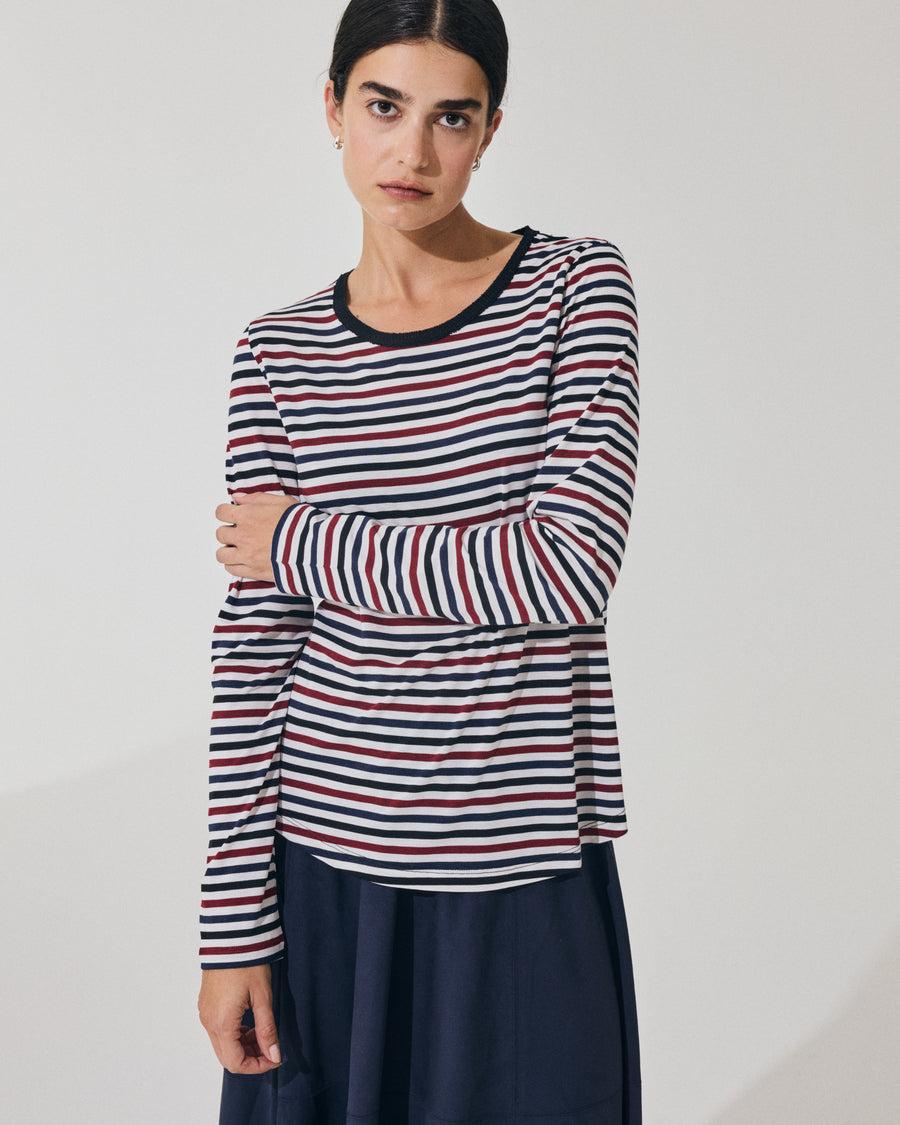 Scaglione ROUNDNECK RIGA MULTICOLOR BLU Offerta temporanea