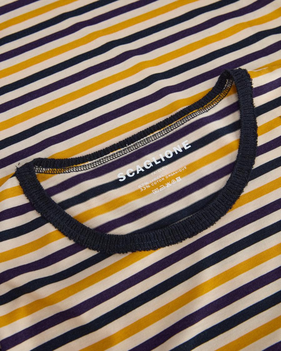 Scaglione ROUNDNECK RIGA MULTICOLOR GIALLO Offerte esclusive