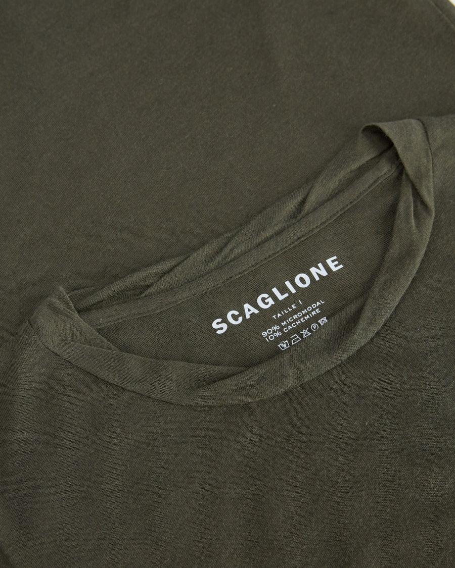 Scaglione ROUNDNECK ULTRALIGHT MICROMODAL KAKI Comprane uno, ottenene uno gratis