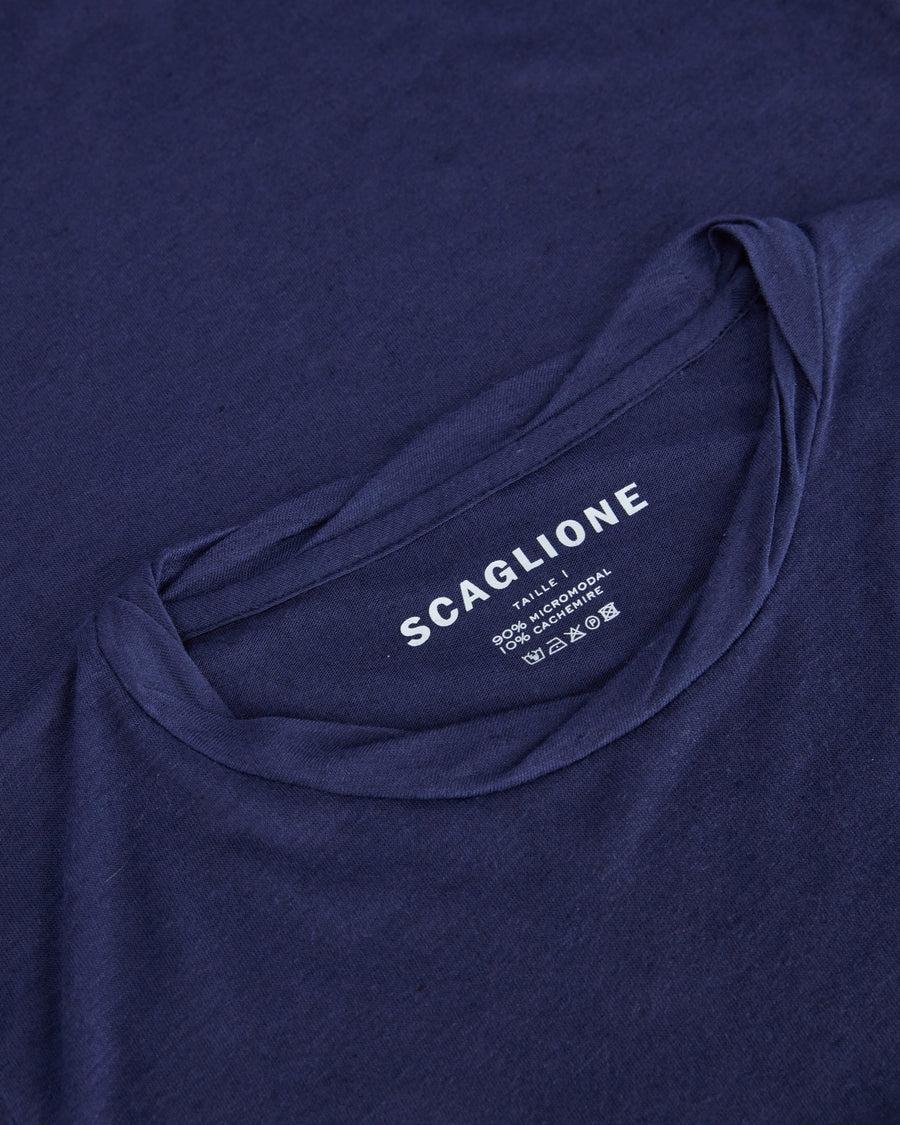 Scaglione ROUNDNECK ULTRALIGHT MICROMODAL BLUE Offerte giornaliere